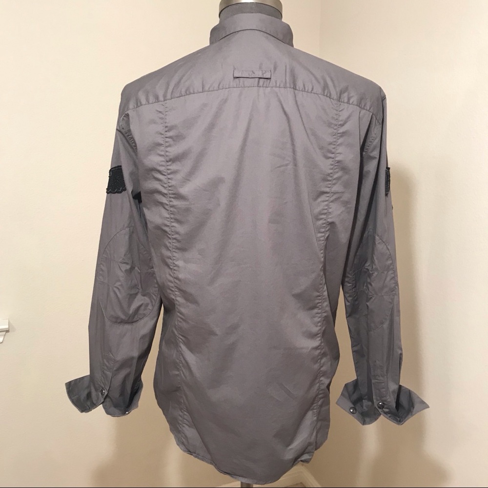 Armani Exchange Utility Patch Button Down Shirt - image 7